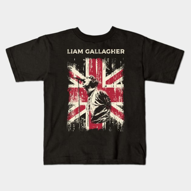 Liam Gallagher Kids T-Shirt by Yopi
